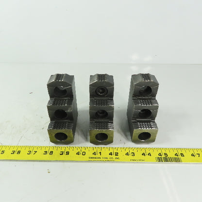 Abbott Reversable Serrated Chuck 3-Jaw 1-1/2" Wide 4" High 3 Piece Set