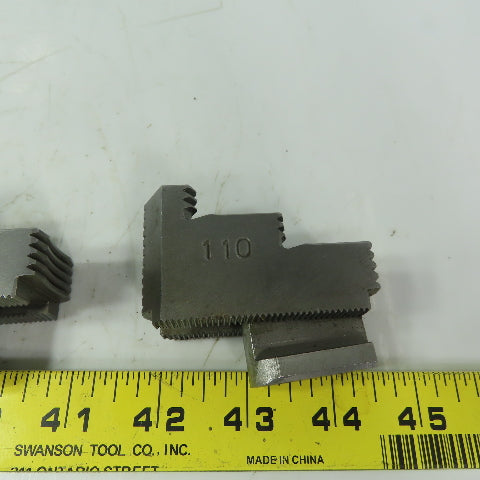 110 Reversable Serrated Chuck 3-Jaw 1-1/2" Wide 2-5/8" High 3 Piece Set