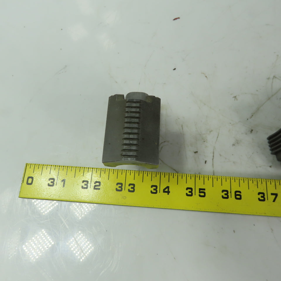 110 Reversable Serrated Chuck 3-Jaw 1-1/2" Wide 2-5/8" High 3 Piece Set
