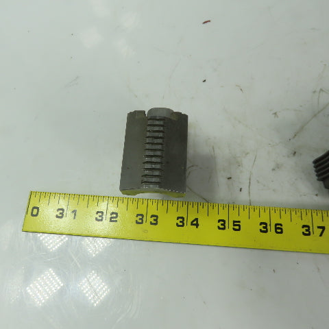 110 Reversable Serrated Chuck 3-Jaw 1-1/2" Wide 2-5/8" High 3 Piece Set