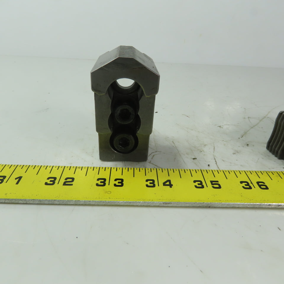 110 Reversable Serrated Chuck 3-Jaw 1-1/2" Wide 2-5/8" High 3 Piece Set