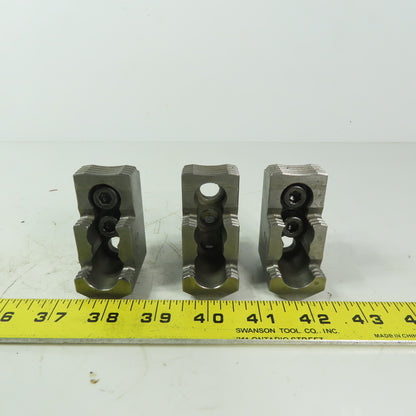 110 Reversable Serrated Chuck 3-Jaw 1-1/2" Wide 2-5/8" High 3 Piece Set