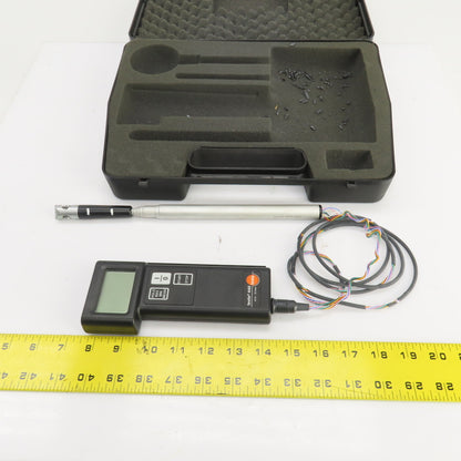 Testo 0560.4405 440 Airflow Meter Kit W/0635.9544 Needs New Cable