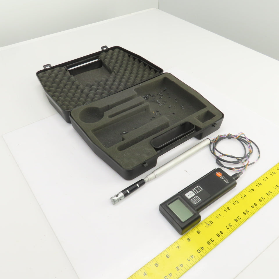 Testo 0560.4405 440 Airflow Meter Kit W/0635.9544 Needs New Cable