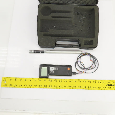 Testo 0560.4405 440 Airflow Meter Kit W/0635.9544 Needs New Cable