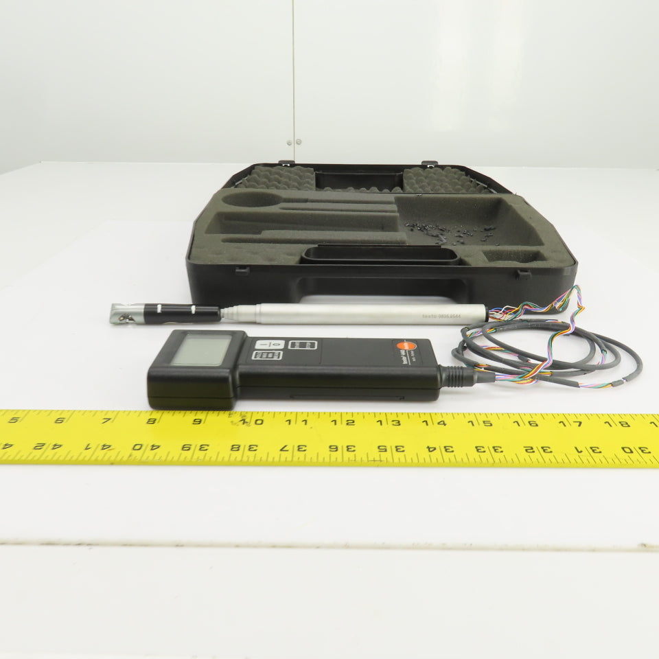 Testo 0560.4405 440 Airflow Meter Kit W/0635.9544 Needs New Cable