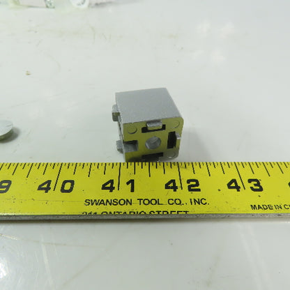 093WW252N06 Corner Cube Connector For 1" T Slot Extrusion 2 Hole Lot of 4