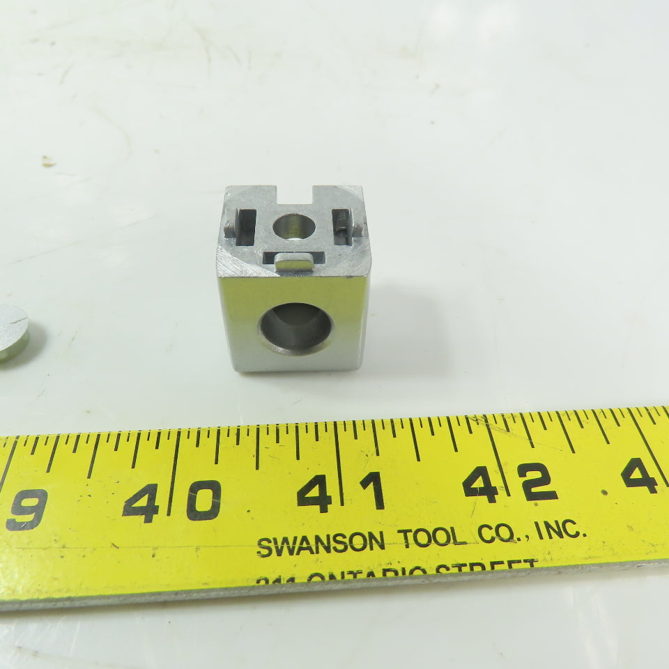 093WW252N06 Corner Cube Connector For 1" T Slot Extrusion 2 Hole Lot of 4