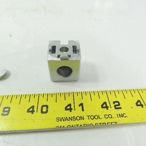 093WW252N06 Corner Cube Connector For 1" T Slot Extrusion 2 Hole Lot of 4