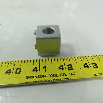 093WW252N06 Corner Cube Connector For 1" T Slot Extrusion 2 Hole Lot of 4