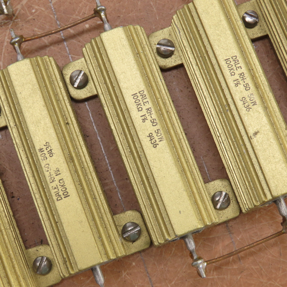 Dale RH-50 18 Resistor Bank 50W 100K OHMS /RH25 25W 10K OHMS