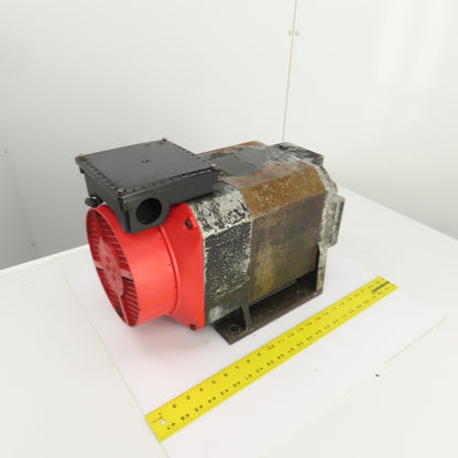Fanuc 5.5/7.5kW AC Servo Motor 200V21/29A 750/6000RPM 48mm Shaft (TESTED)