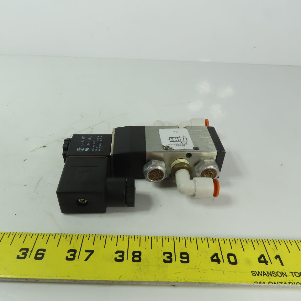 Ingersoll M212SS-O24-D-G0276 Pneumatic Solenoid Valve 150PSI 24VDC Coil 1/4" NPT