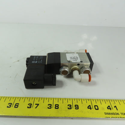 Ingersoll M212SS-O24-D-G0276 Pneumatic Solenoid Valve 150PSI 24VDC Coil 1/4" NPT