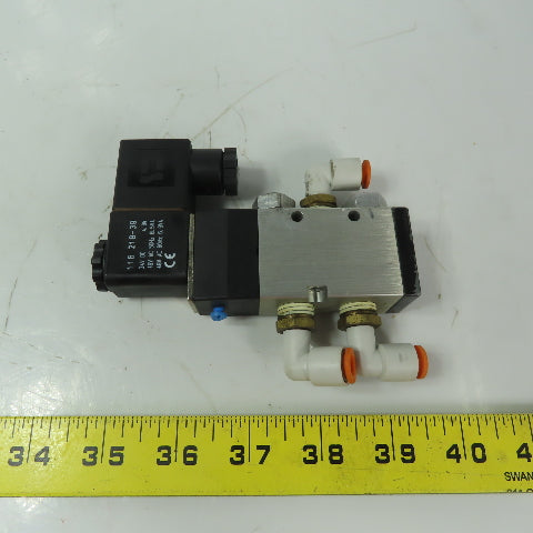 Ingersoll M212SS-O24-D-G0276 Pneumatic Solenoid Valve 150PSI 24VDC Coil 1/4" NPT