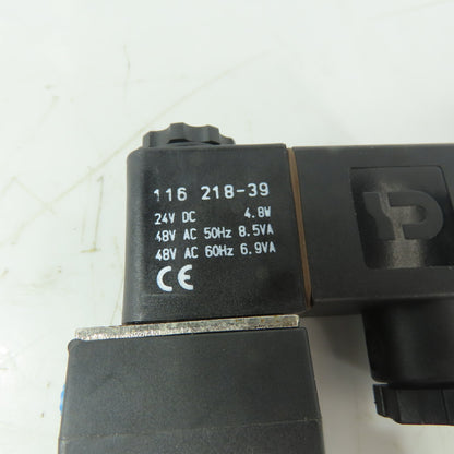 Ingersoll M212SS-O24-D-G0276 Pneumatic Solenoid Valve 150PSI 24VDC Coil 1/4" NPT