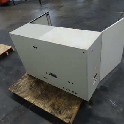 Eldon AD 08124 31x47x15" Double Door Wall Mount Electrical Enclosure W/Backplate