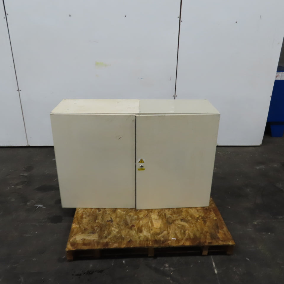 Eldon AD 08124 31x47x15" Double Door Wall Mount Electrical Enclosure W/Backplate