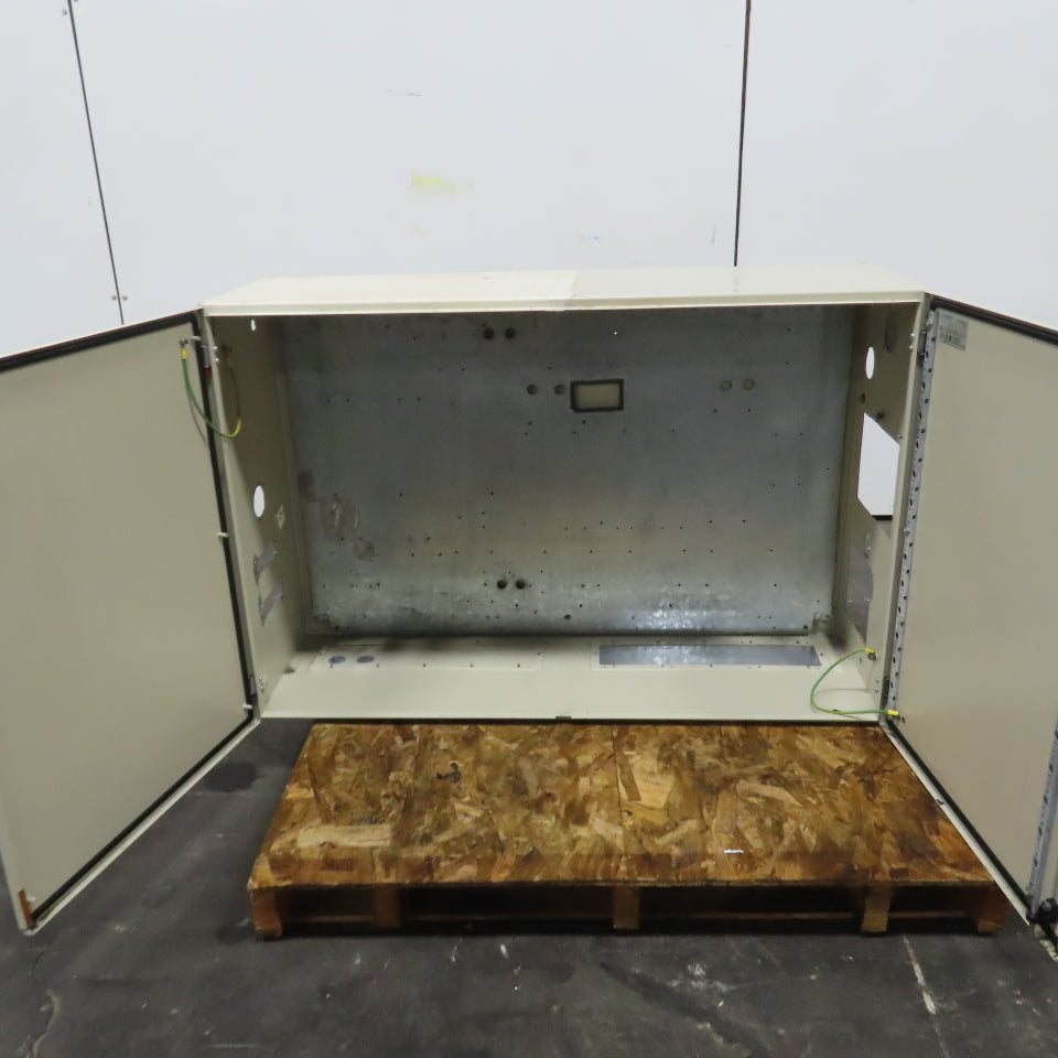 Eldon AD 08124 31x47x15" Double Door Wall Mount Electrical Enclosure W/Backplate