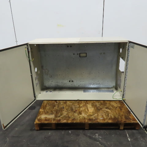 Eldon AD 08124 31x47x15" Double Door Wall Mount Electrical Enclosure W/Backplate