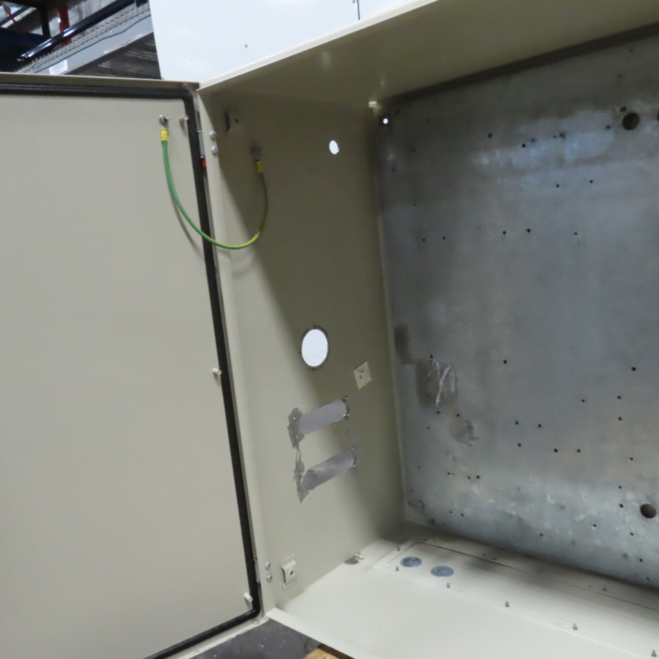 Eldon AD 08124 31x47x15" Double Door Wall Mount Electrical Enclosure W/Backplate