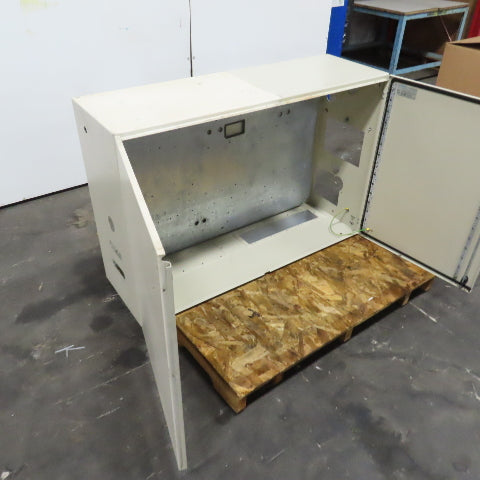 Eldon AD 08124 31x47x15" Double Door Wall Mount Electrical Enclosure W/Backplate