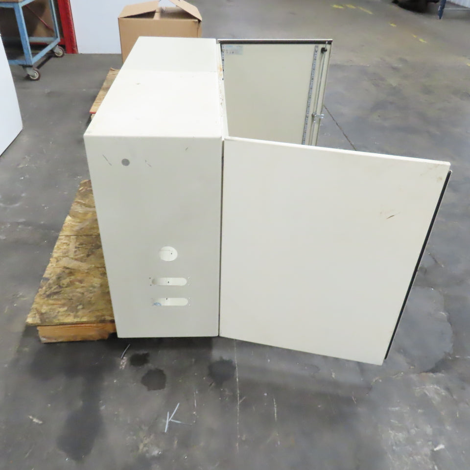 Eldon AD 08124 31x47x15" Double Door Wall Mount Electrical Enclosure W/Backplate