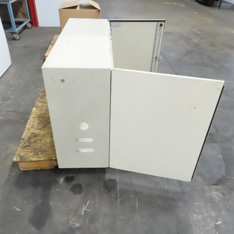 Eldon AD 08124 31x47x15" Double Door Wall Mount Electrical Enclosure W/Backplate