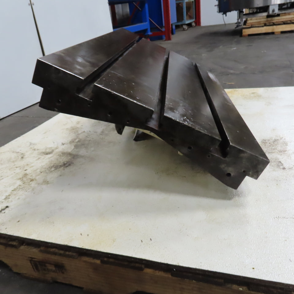 Okuma MX-45VAE 39-1/4" L x 20" T-Slot Jig Fixture Milling Table 1-7/16" T-Slots