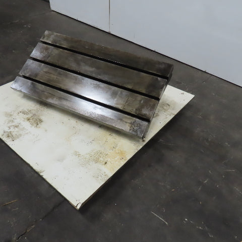Okuma MX-45VAE 39-1/4" L x 20" T-Slot Jig Fixture Milling Table 1-7/16" T-Slots