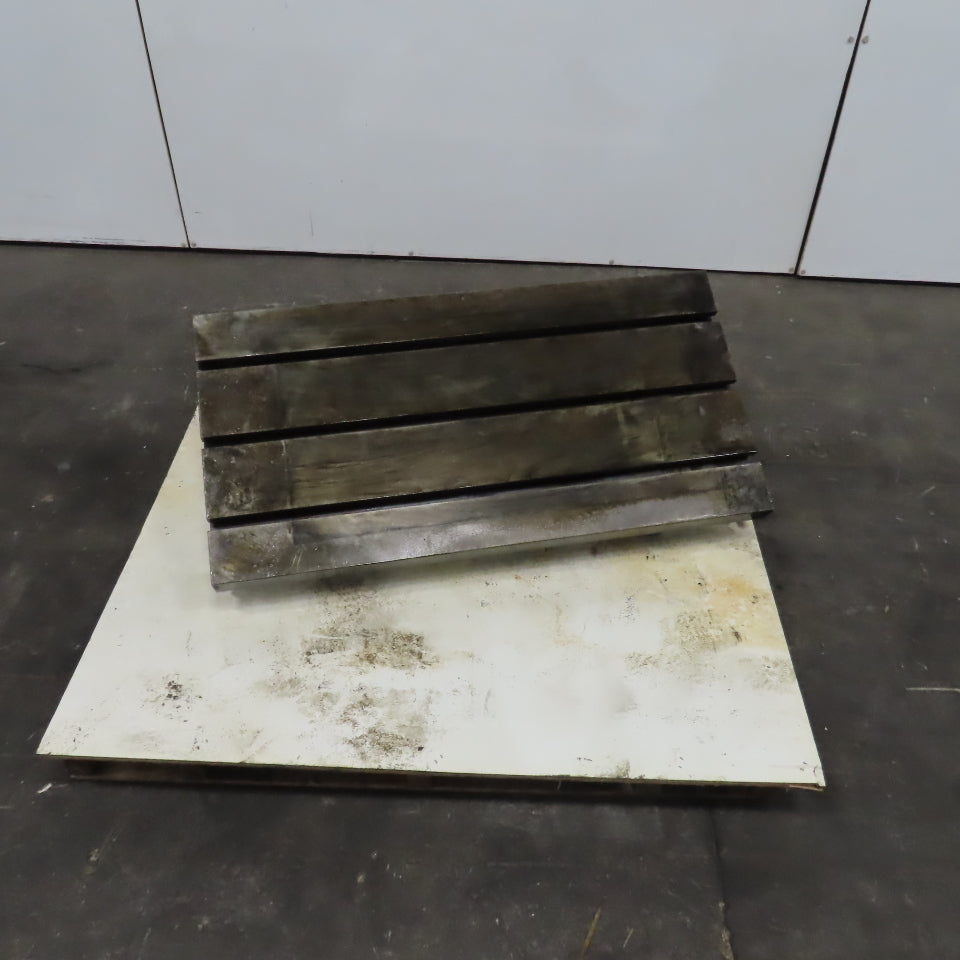 Okuma MX-45VAE 39-1/4" L x 20" T-Slot Jig Fixture Milling Table 1-7/16" T-Slots