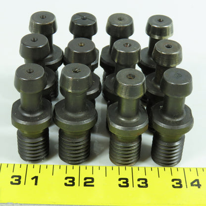 Valenite PT-498 Cat 40 Retention Knob 5/8"-11 UNC .588" Knob Dia. 90° Lot of 12
