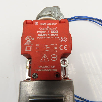 Allen Bradley Trojan 5-GD2 Guardmaster Gate Guard Door Interlock