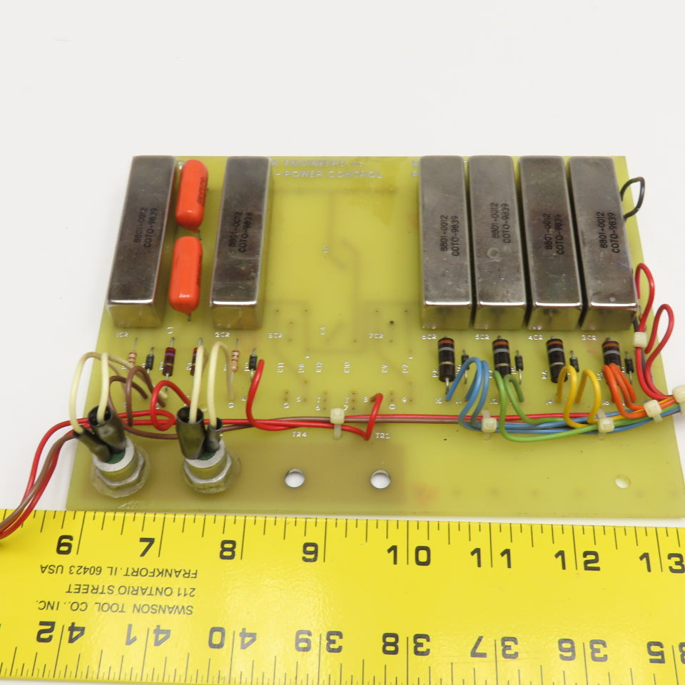 K.J. Law Engineers M900 PC060871 900E129 Relays-Power Control Circuit Board