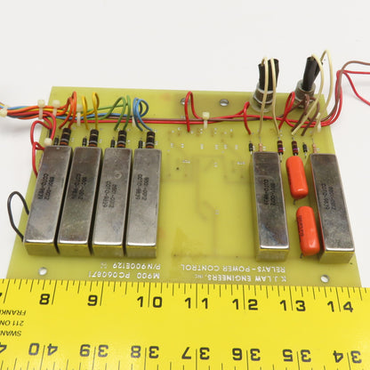 K.J. Law Engineers M900 PC060871 900E129 Relays-Power Control Circuit Board