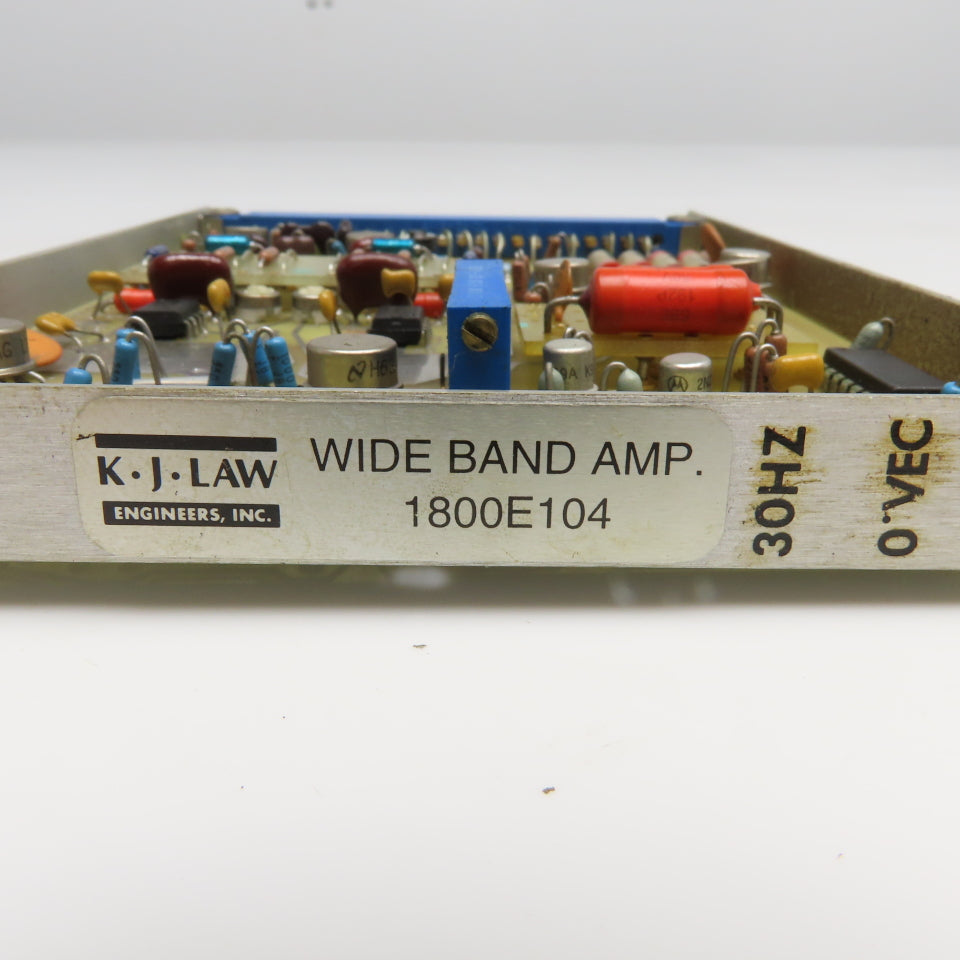 K.J. Law Engineers 1800E104 PC040383 30Hz Wide Band Amplifier