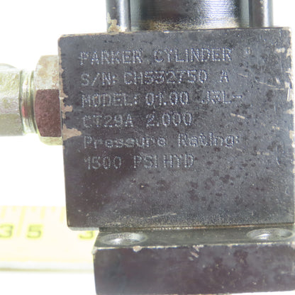 Parker 01.00 J3LCT29A 2.000 Ser 31 Hydraulic Cylinder 1" Bore 2" Stroke 1500 PSI
