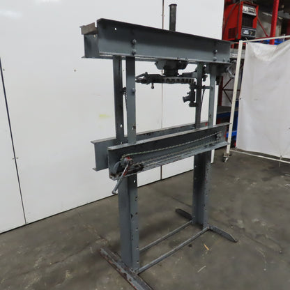 Manley Manual Mechanical Screw Press 12-1/4" Stroke In Center Adjustable Height