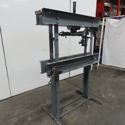 Manley Manual Mechanical Screw Press 12-1/4" Stroke In Center Adjustable Height