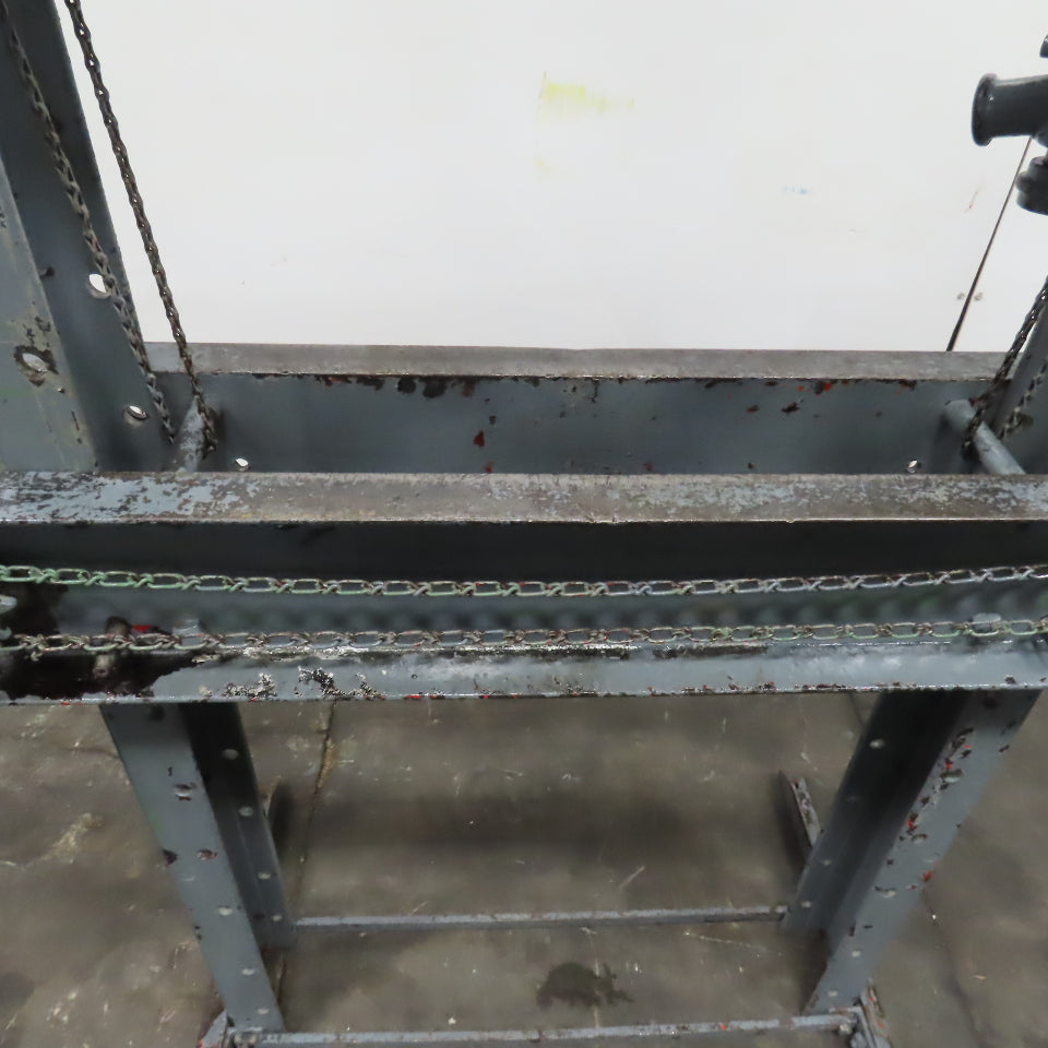 Manley Manual Mechanical Screw Press 12-1/4" Stroke In Center Adjustable Height