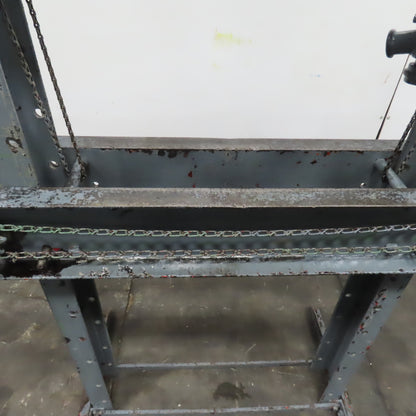 Manley Manual Mechanical Screw Press 12-1/4" Stroke In Center Adjustable Height