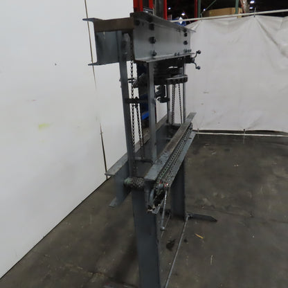 Manley Manual Mechanical Screw Press 12-1/4" Stroke In Center Adjustable Height