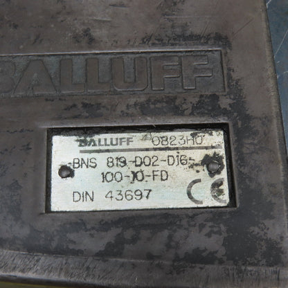 Balluff BNS 819-D02-D16-100-10-FD 240VAC 2 Position Chisel Tip Limit Switch