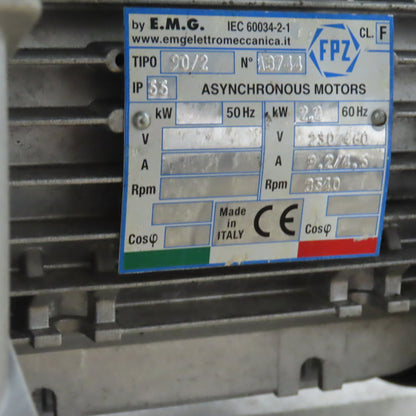 UPC EndoInjector Endothermic Precision Gas Mixing System 720-3600 CFH 2.2kW 3PH