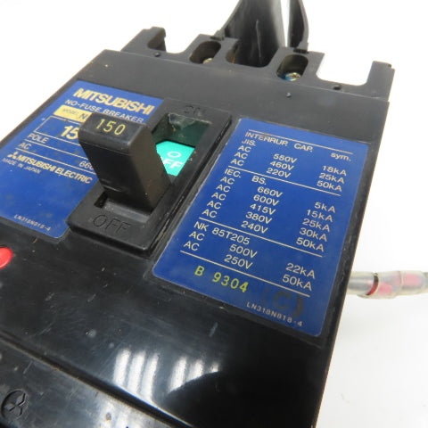 Mitsubishi NF225-SS 150A 3 Pole Circuit Breaker 660V