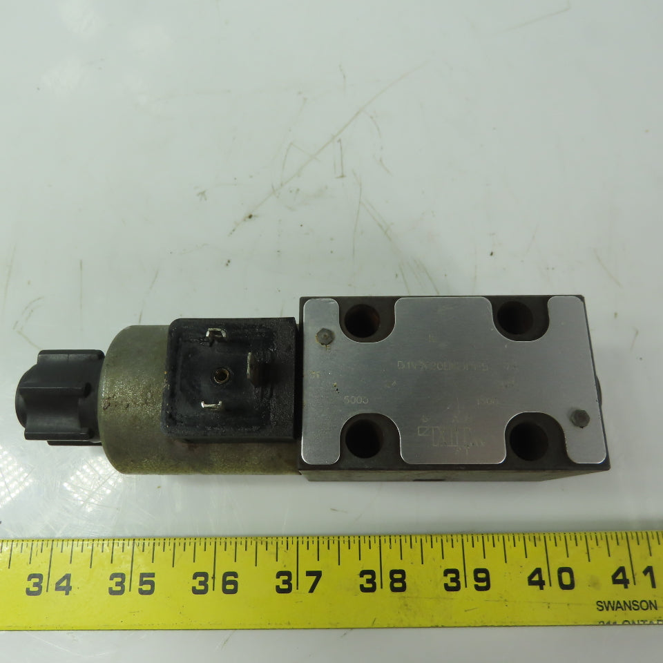 Parker D1VW20BNJPF5 Hydraulic Directional Control Valve 24VDC Coil