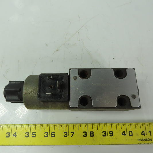 Parker D1VW20BNJPF5 Hydraulic Directional Control Valve 24VDC Coil