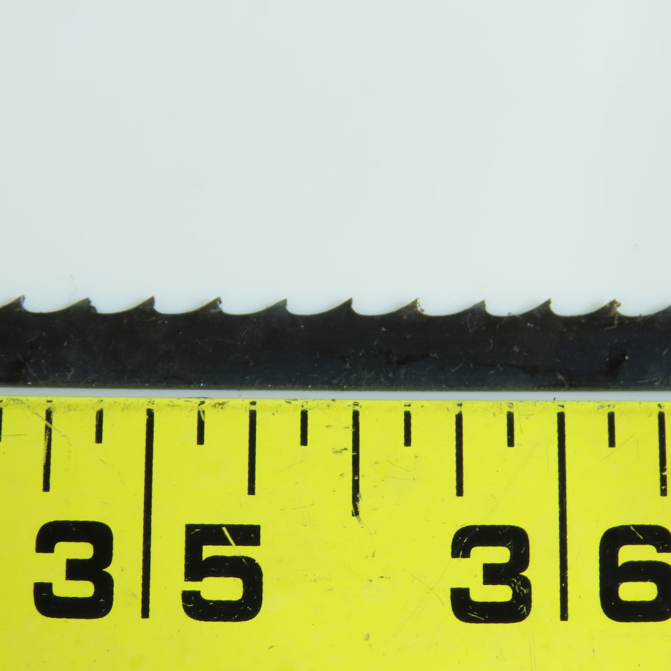 174.5" (14'6-1/2") L x 1/4" W x .035" Thick 7 TPI Welded Band Saw Blade