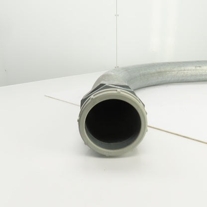 Regal 609 3-1/2" 90° Ridgid Galvanized Steel Conduit W/Threaded Connector Ends
