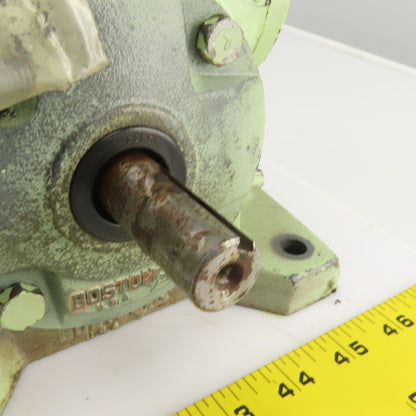 Boston UF-118C-15 15:1 Ratio Right Angle Gearbox 1750RPM Input 355 Torq Lbs